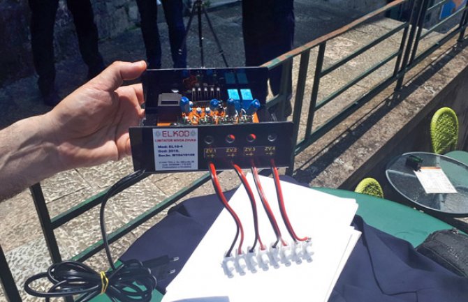 Novitet u Crnoj Gori: U Herceg Novom ugrađen prvi limitator buke