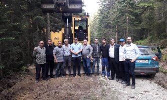 Rukovodstvo Opštine Plav obišlo radove na putu ka Hridskom jezeru