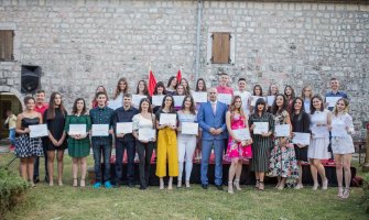 Cetinje: Uručene pohvalnice dobitnicima diplome Luča