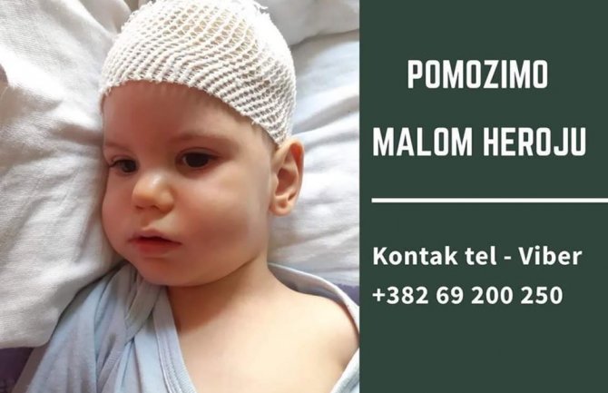 Prikupljen novac, mali heroj putuje na liječenje u Tursku
