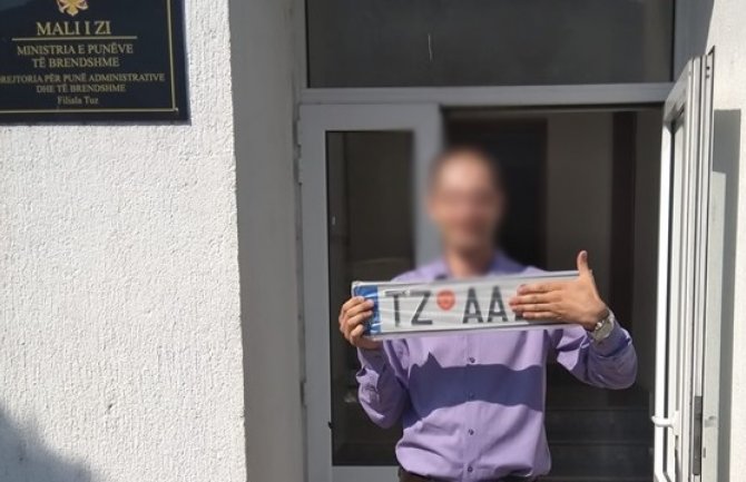 Tuzi dobile registarske tablice-TZ