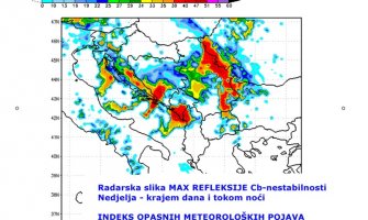 Večeras nevrijeme, crveni i narandžasti meteoalarm, moguće vremenske nepogode