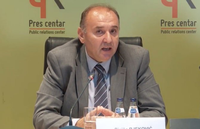 Bjeković: Posljedica nedonošenja zakona može da bude dvostruka