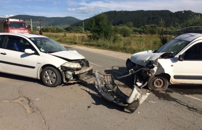 Udes u Pljevljima, dvije osobe povrijeđene(FOTO)