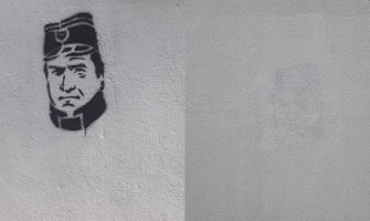 BAR: Prekrečeni grafiti Mladića i Mihajlovića