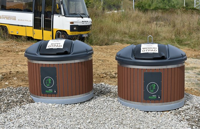 Bijelo Polje dobilo prve podzemne kontejnere, apel građanima da poštuju procedure odlaganja otpada