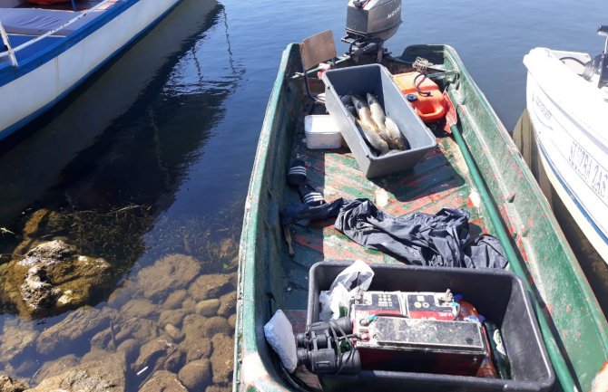 Nelegalan izlov ribe u reonu Bobovišta