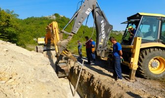 Počela rekonstrukcija cjevovoda Velja Gora – Lašor: Radovi vrijedni 750 hiljada eura