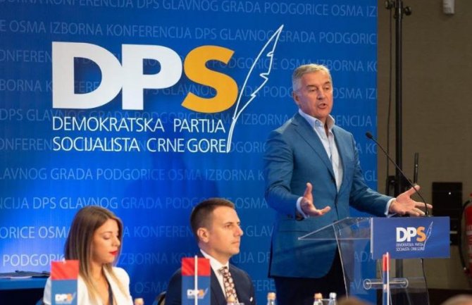 DPS PG:  U najboljem interesu d Đukanović nastavi sa vođenjem politički najdominantnije i ubjedljivo najveće stranke u CG
