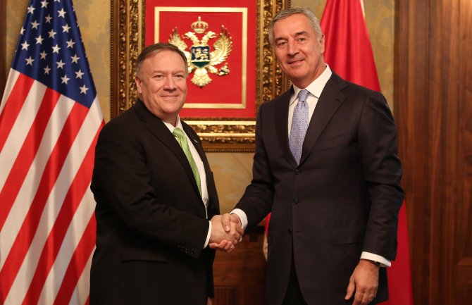 Pompeo sa Đukanovićem: Mala zemlja, ali enorman doprinos (FOTO)(VIDEO)