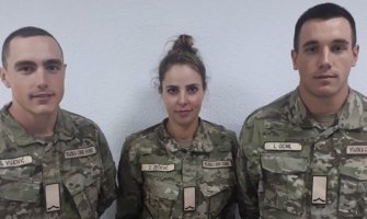Zorka, Luka i Stefan s ponosom nose uniformu: Vojnički poziv mnogo više od profesije