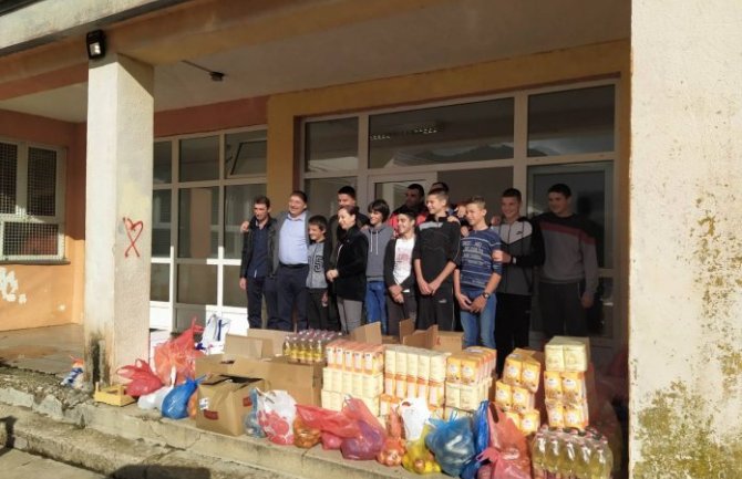 Prikupljena pomoć u hrani i sredstvima za higijenu za ugrožena područja u Nikšiću