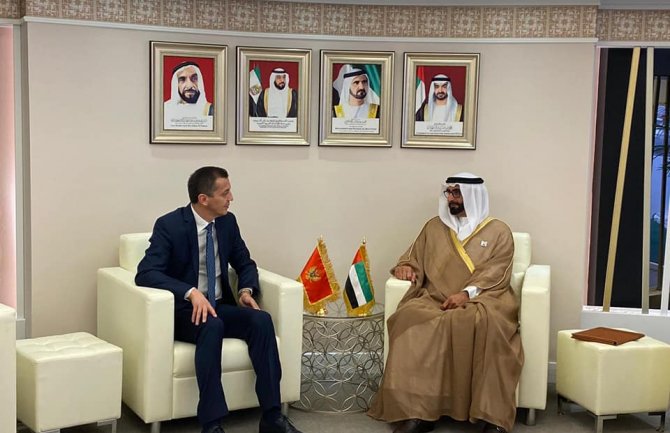 Bošković: Unaprijedi bilateralnu saradnju sa Ujedinjenim Arapskim Emiratima 