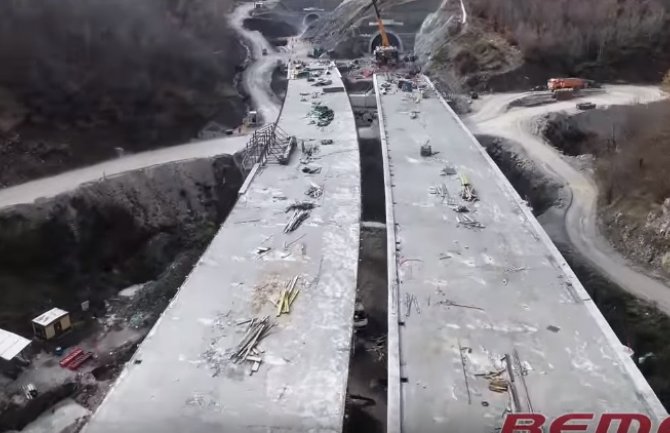 Novi snimci autoputa Bar-Boljare: Evo kako teku radovi(VIDEO)