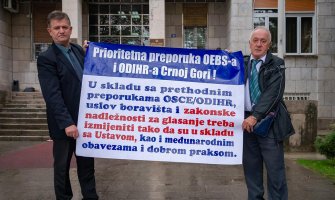 Crnogorski poslanici da postupe u skladu sa preporukama OEBS-a