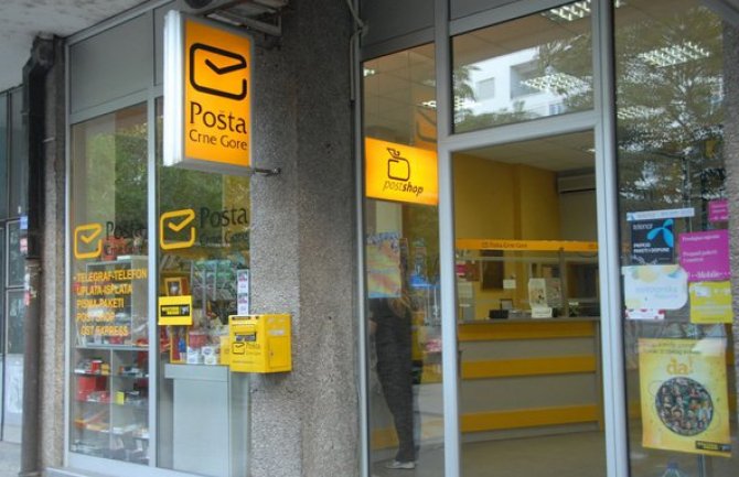  Pošta jedan od najznačajnijih privrednih subjekata u Crnoj Gori
