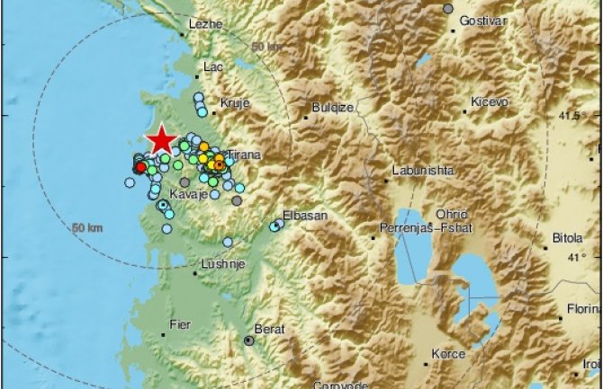 Novi zemljotresi u Albaniji, osjetili se i u CG