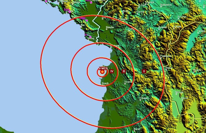 Novi zemljotres kod Drača