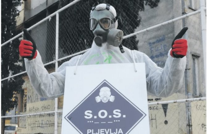 Pljevlja: U 19h sati 16 puta veća koncentracija otrovnih čestica od dozvoljenog