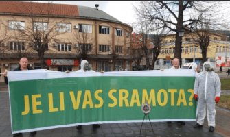 Performans Ekoloških organizacija zbog ekološke situacije u Pljevljima