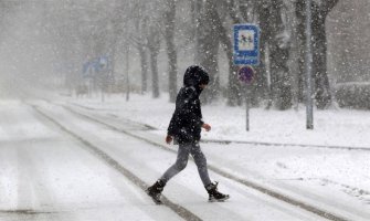 I danas snijeg, do 9 stepeni