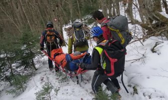 Povrijeđeni planinar iz BiH transportovan u bolnicu (FOTO)