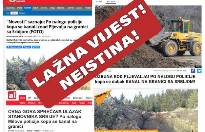 Zaprečavanje granice ugovoreno sa Srbijom, laž da je cilj sprječavanje vjernika da dolaze na litije