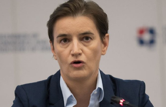 Brnabić: Vučić će razgovarati sa Srbima iz Crne Gore i RS