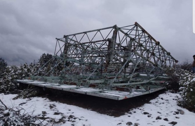 Iznad Pljevalja oboren pasivni repetitor