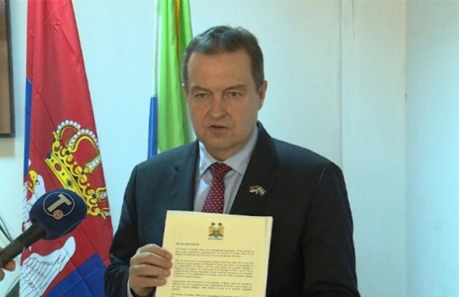Dačić: Sijera Leone povukla priznanje Kosova
