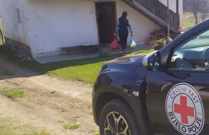 Interventna pomoć Crvenom krstu za nabavnku 200 paketa osnovnih namirnica za najugroženije u  Bijelom Polju