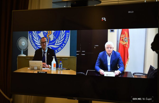 Puna podrška SZO  inicijativi CG za regionalnu konferenciju o odbrani od koronavirusa