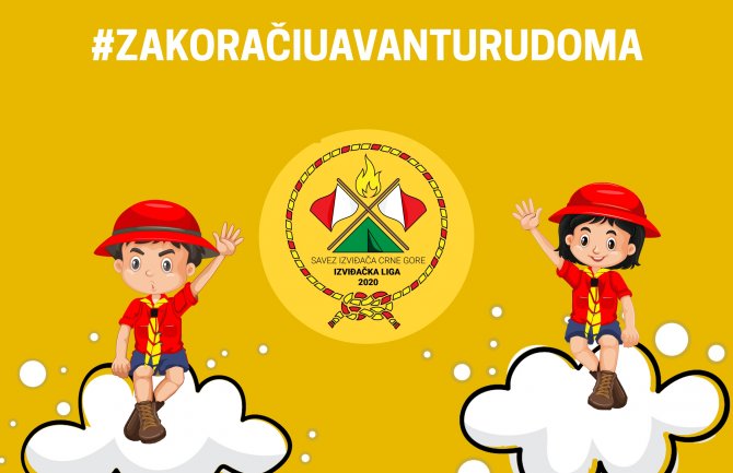 Savez izviđača CG pokrenuo online avanturu od kuće, sve u cilju edukacije mladih da #OstanuDoma