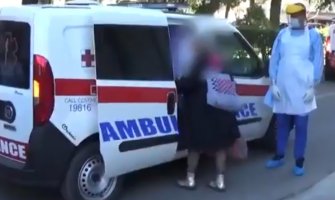 Zbog kršenja samoizolacije ženska osoba sprovedena u karantin(VIDEO)