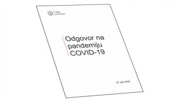 Vlada uputila Skupštini dokument o suočavanju sa pandemijom COVID-19