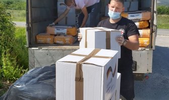 Tivatski volonteri podijelili 6.5 tona pomoći