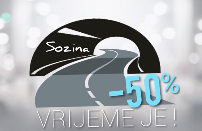 Demokrate Bar: Smanjiti cijenu putarine za Sozinu van sezone