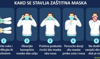 Vlada podsjeća građane: Nosite maske, čuvajte zdravlje i svoje i drugih