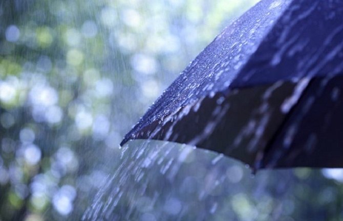 Na području Podgorice do osam časova palo 42 litra kiše po metru kvadratnom