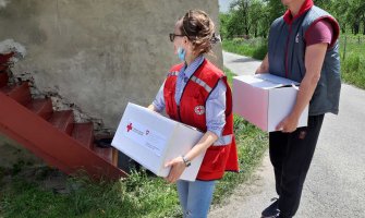 Crveni krst Crne Gore podijelio 91.663 paketa humanitarnog karaktera