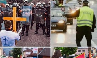 Sveštenstvo SPC:  U Bijelom Polju zabranjeno kretanje svima koji se Bogu mole, policija da prekine sa progonom svoje crkve
