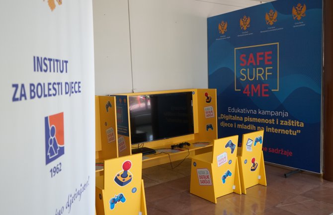 Ministarstvo sporta i mladih opremilo igralište i sajber kutak u Institutu za bolesti djece KCCG