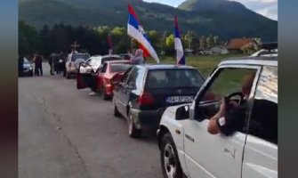 Auto litija održana u Beranama, učestvovali i građani iz Andrijevice