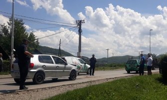 Bijelo Polje: Sudar dva vozila u Potkrajcima (FOTO)