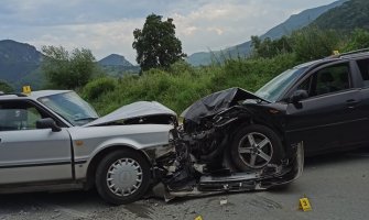 Udes na putu Bijelo Polje - Berane, saobraćaj u prekidu