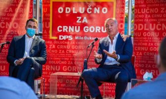  DPS na 35,3 odsto, Za budućnost Crne Gore 24,7, Mir je naša nacija 16,5