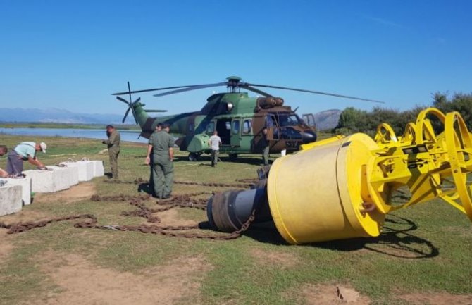 MUP obnovio granične oznake na Skadarskom jezeru