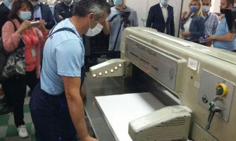 Štampanje glasačkih listića u bjelopoljskoj štampariji Merkator velika ušteda