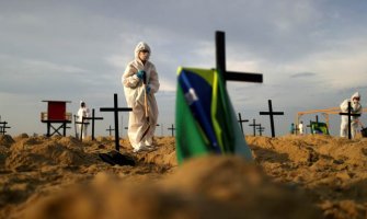 Brazil: U posljednja 24 časa preminulo 836 osoba, zaraženo još 33.536