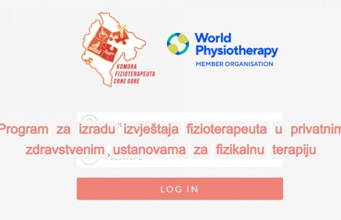 Obezbijeđen program za izradu izvještaja fizioterapeuta za potrebe privatnika
